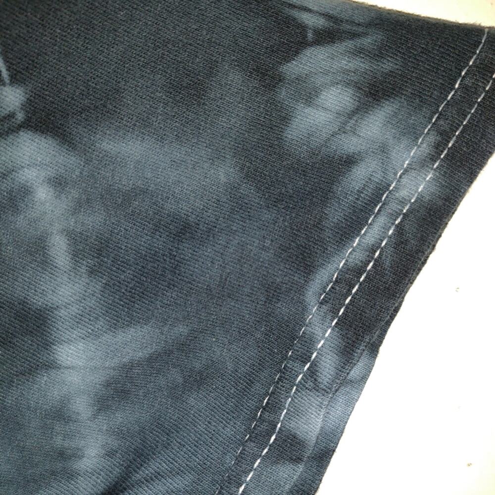 Knights Gildan Tie Dyed Shirt XL Black Blue Gray Cotton White Stitching Unisex - Picture 4 of 16